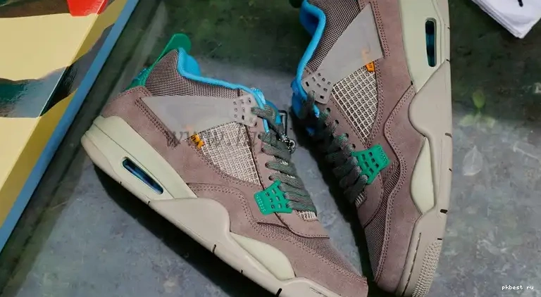 SHIP RETAIL TO Jordan Union Haze MATERIALS 4 SP READY GOD Retro Anniversary Taupe 30th PK 0614
